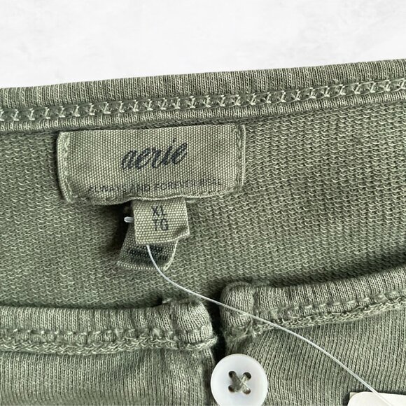 Aerie Short Sleeve Crochet Cardigan - Picture 7 of 8